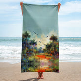 Meadow Blooms Bath Towel